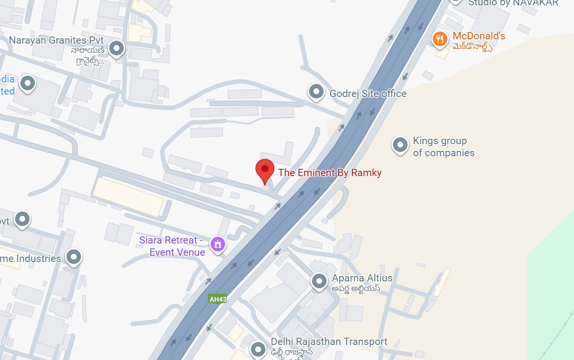 Eminent by Ramky Location Map